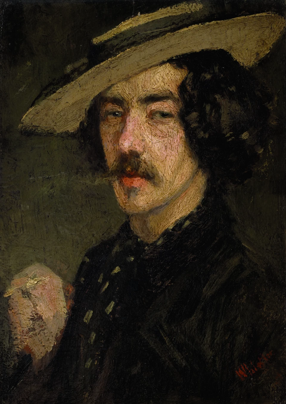 Ames McNeill Whistler - Autoritratto che fuma
